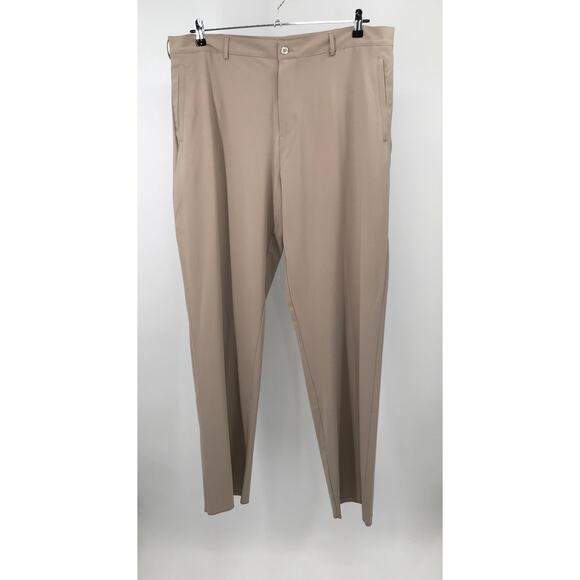 Nike Mens Tan Coaches Performance Chino Pants Size 40 Unhemmed - Picture 2 of 12